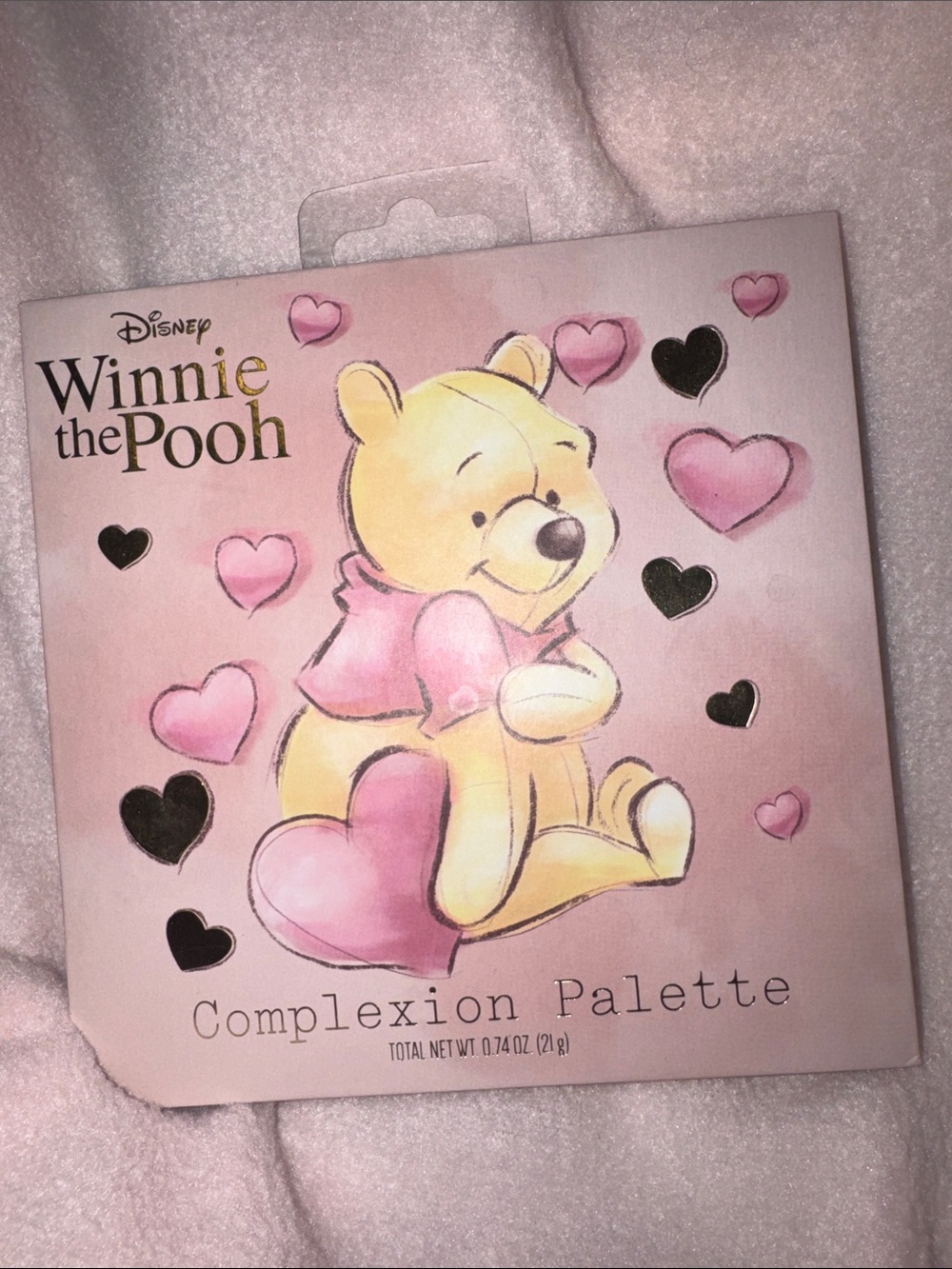 Disney Winnie the Pooh Pink and Yellow Heart Makeup Complexion Palette